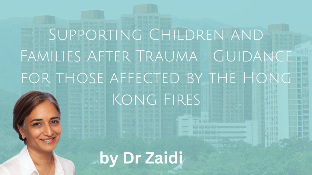 Hong Kong fires mental health children