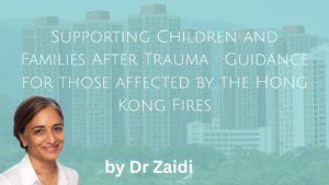 Hong Kong fires mental health children